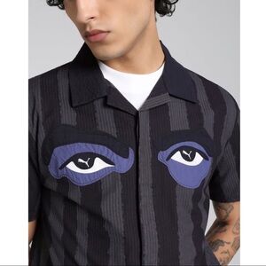 NEW Puma x Kid Super Striped Button Up Shirt | L